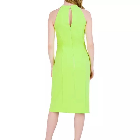 Bright Yellow Halter Dress - Picture 4 of 12